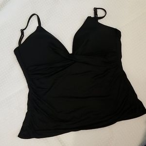 XXL Black Tankini Top